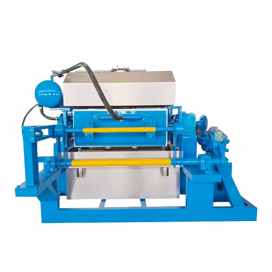 Macchina per la produzione di vassoi per uova Macchina automatica per la formatura di carta in pasta di legno per la realizzazione di vassoi per uova per cartoni