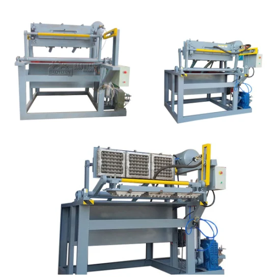 Impianto di stampaggio di pasta di carta da macero a basso investimento, piccola macchina per la produzione di vassoi per uova in vendita