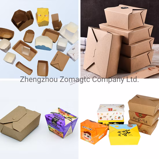 Macchina per la formatura di portabicchieri di carta, macchina automatica per la produzione di scatole di popcorn con fondo antiurto