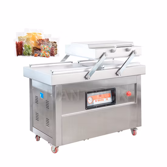 Dz-600/2sb Macchina per sigillare sottovuoto industriale commerciale, Confezionatrice per sacchetti sottovuoto per alimenti